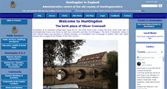 Desktop Screenshot of huntingdon-town.info