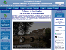 Tablet Screenshot of huntingdon-town.info